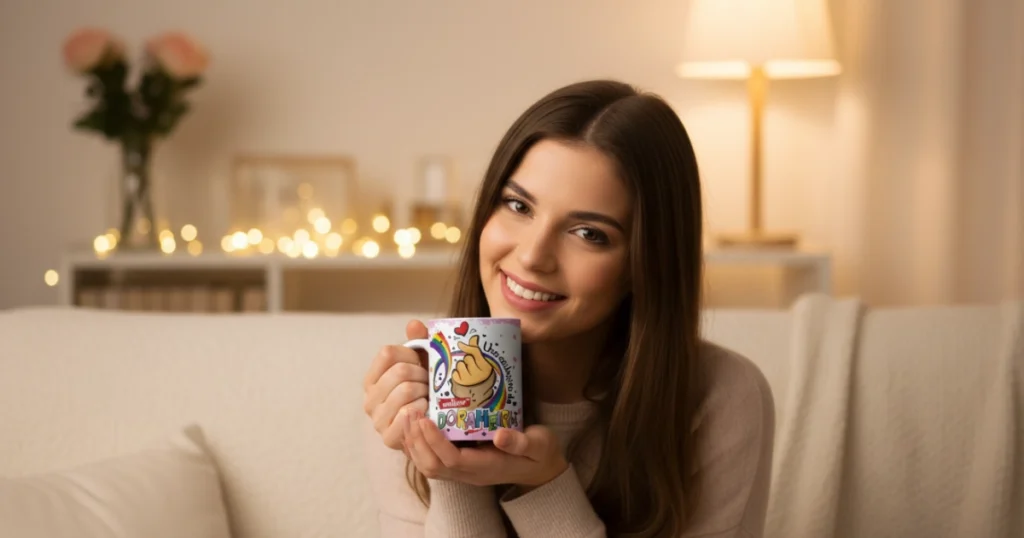 Caneca Personalizada Dorameira Sua Companheira Perfeita para Maratona! Romântico