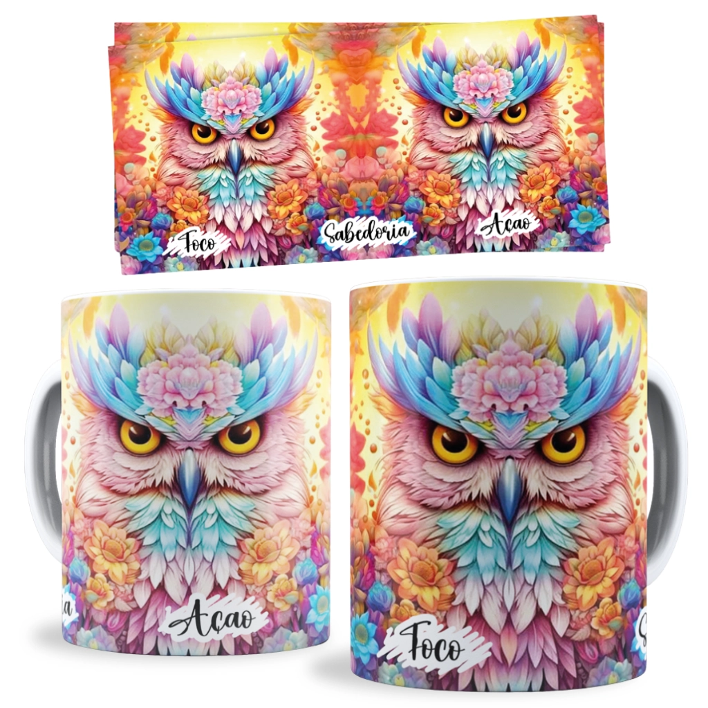 Caneca Personalizada Arquétipo da Coruja Desvende a Sabedoria Interior Caneca Personalizada Arquétipo da Coruja Desvende a Sabedoria Interior
