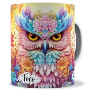 Caneca Personalizada Arquétipo da Coruja Desvende a Sabedoria Interior