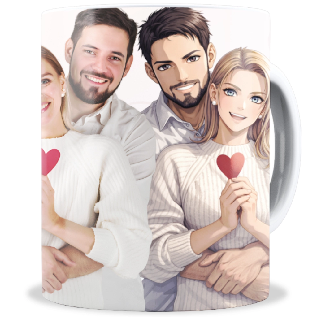 Caneca Personalizada Estilo Anime