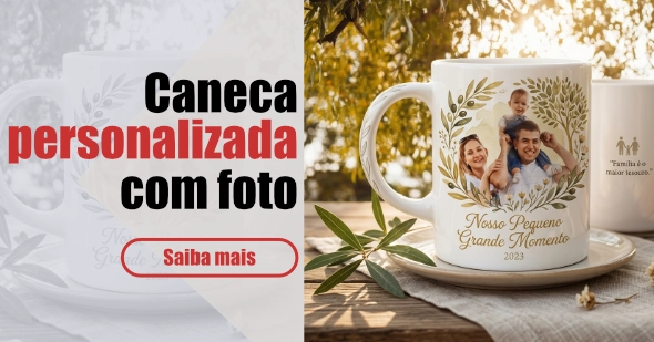 Caneca Personalizada com fotos