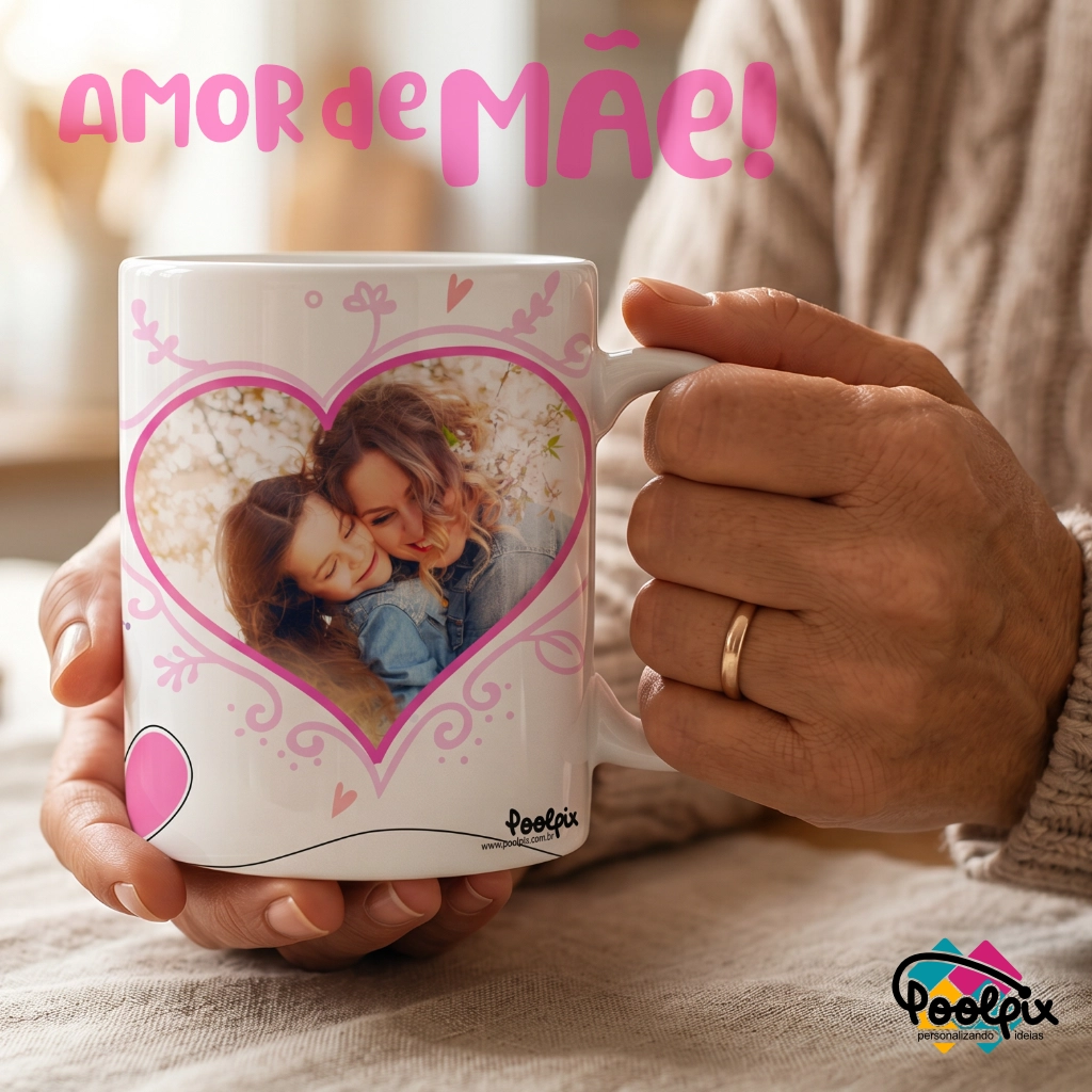 Caneca Personalizada para a Melhor Mãe do Mundo Presente Especial Dia das Mães - amor de mãe Caneca Personalizada para a Melhor Mãe do Mundo Presente Especial Dia das Mães - amor de mãe