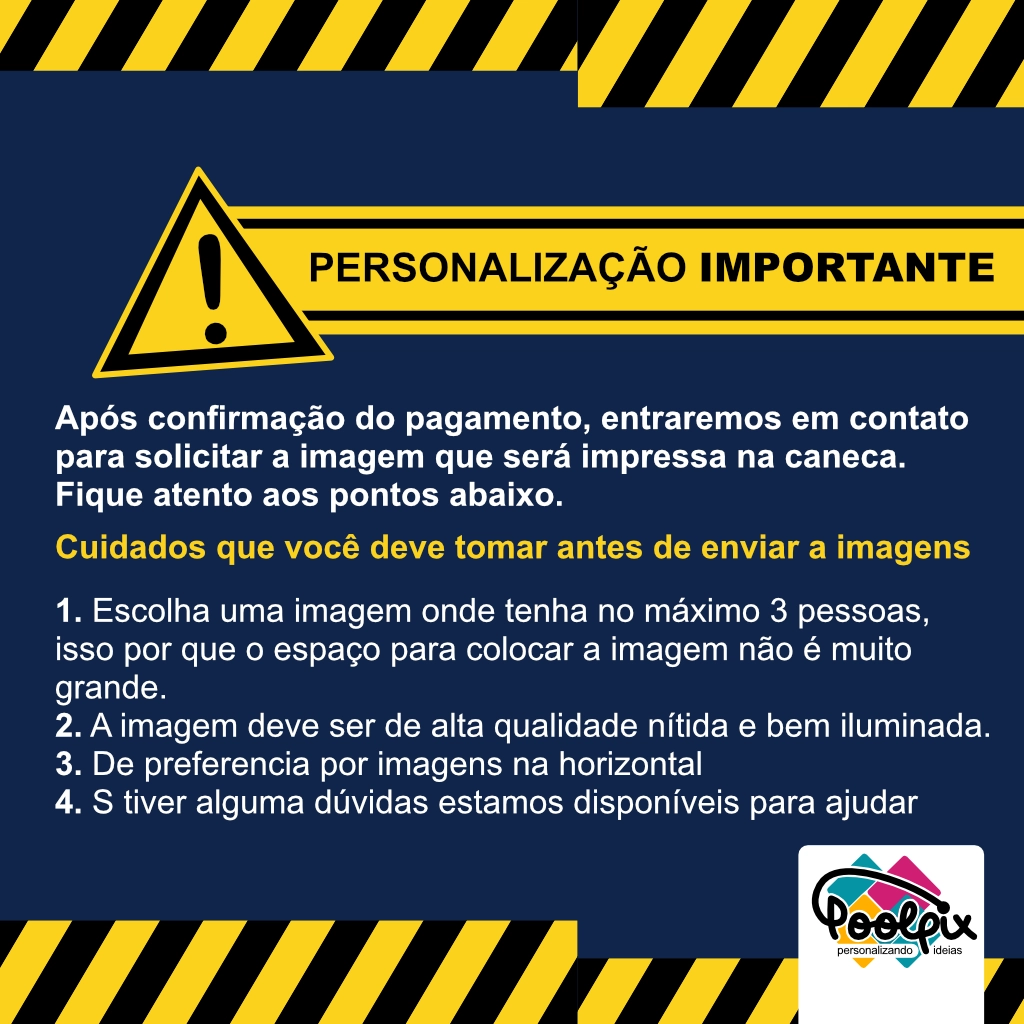 Personalização importante