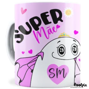 Caneca Personalizada Super Mãe Presente Especial Dia das Mães