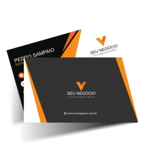 Design de Cartão de Visita Personalizado Criação Profissional