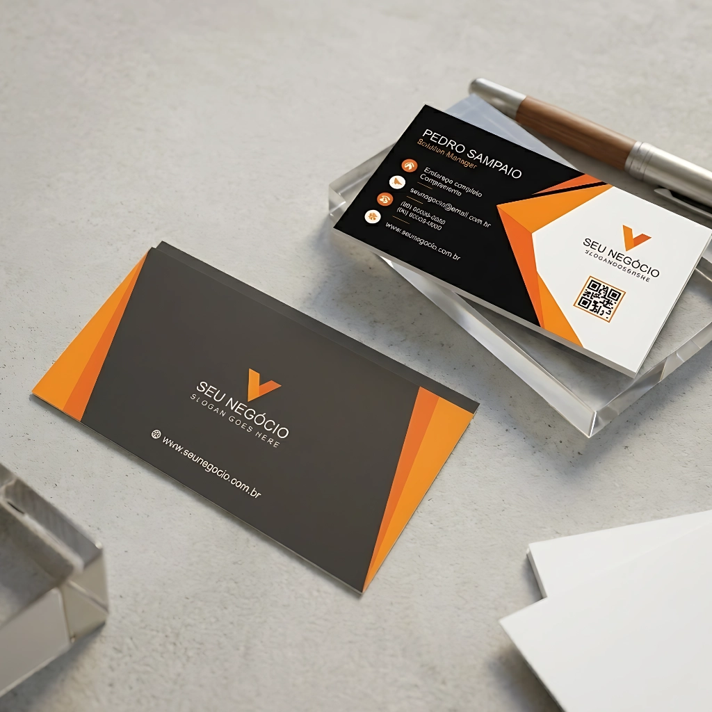 Design de cartão de visita personalizado para empresas Design de cartão de visita personalizado para empresas