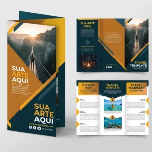 Design de Folder Personalizado Criação Profissional